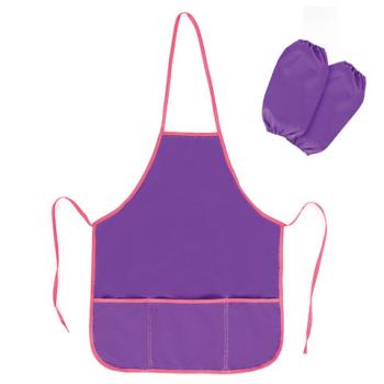 Фартук с нарукавниками для уроков труда ПИФАГОР, увеличенный размер, 45х60 см, фиолетовый, 271093 - Премиум Сервис