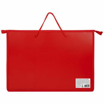 Папка для рисунков и чертежей ПИФАГОР А3, пластик, красная, 271133 - Премиум Сервис