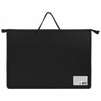 Папка для рисунков и чертежей ПИФАГОР А3, пластик, черная, 271135 - Премиум Сервис