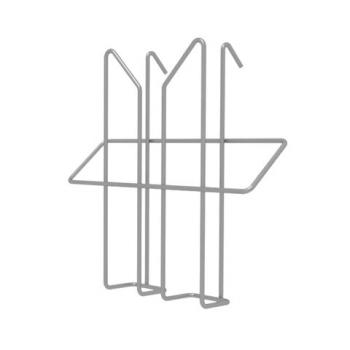 Лоток навесной для стоек ПАРУС, А5, 160х160х50 мм, проволочный, хром, 290444 - Премиум Сервис