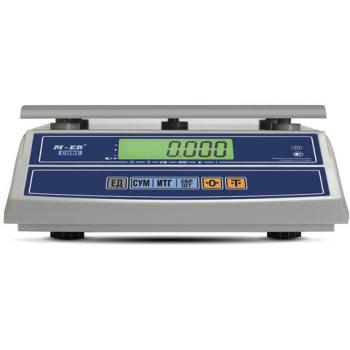 Весы фасовочные MERTECH M-ER 326F-32.5 LCD (0,1-32 кг), дискретность 5 г, платформа 255x210 мм, без стойки, 3054 - Премиум Сервис
