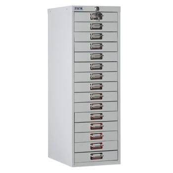 Шкаф металлический для документов ПРАКТИК "MDC-A4/910/15", 15 ящиков, 910х277х405 мм, собранный - Премиум Сервис
