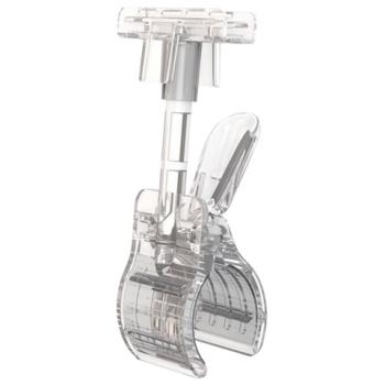 Держатели-прищепки для рамок POS универсальные, КОМПЛЕКТ 10 шт., CLAMP-T, пластиковые, прозрачные, 102186-00 - Премиум Сервис