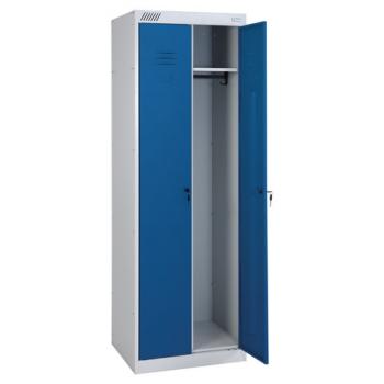 Шкаф металлический для одежды ШРК-22-800, двухсекционный, 1850х800х500 мм, 34 кг, разборный - Премиум Сервис