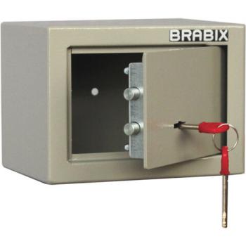 Сейф мебельный BRABIX "D-14m", 145х200х150 мм, 3 кг, ключевой замок, крепление к стене, 291160 - Премиум Сервис