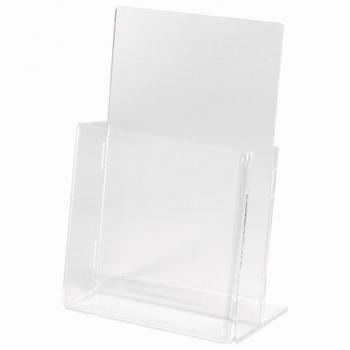 Подставка настольная для рекламных материалов (160x115х32 мм), для узких буклетов, STAFF, 291171 - Премиум Сервис