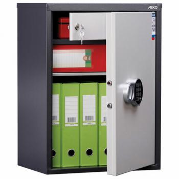 Шкаф металлический для документов AIKO "SL-65ТEL" ГРАФИТ, 630х460х340 мм, 17 кг, S10799060902 - Премиум Сервис