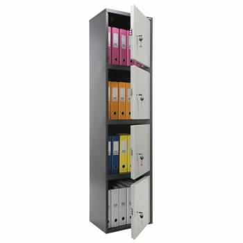 Шкаф металлический для документов AIKO "SL-185/4" ГРАФИТ, 1800х460х340 мм, 37 кг, S10799182502 - Премиум Сервис