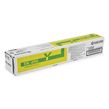 Тонер-картридж KYOCERA (TK-895Y) FS-C8020MFP/C8025MFP/C8520MFP/C8525MFP, желтый, оригинальный, ресурс 6000 страниц, 1T02K0ANL0 - Премиум Сервис