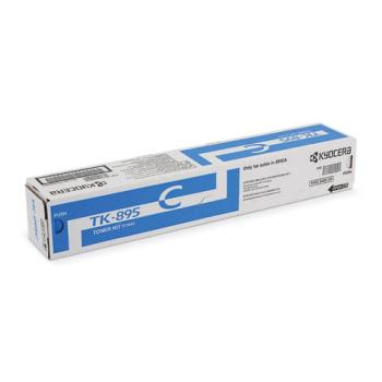 Тонер-картридж KYOCERA (TK-895C) FS-C8020MFP/C8025MFP/C8520MFP/C8525MFP, голубой, оригинальный, ресурс 6000 страниц, 1T02K0CNL0 - Премиум Сервис