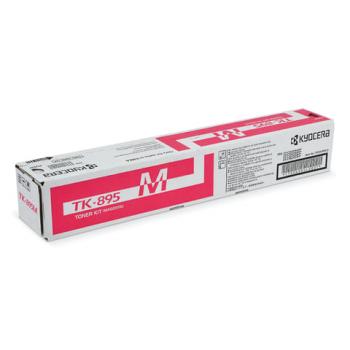 Тонер-картридж KYOCERA (TK-895M) FS-C8020MFP/C8025MFP/C8520MFP/C8525MFP, пурпурный, оригинальный, ресурс 6000 страниц, 1T02K0BNL0 - Премиум Сервис