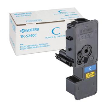Тонер-картридж KYOCERA (TK-5240C) P5026cdn/w/M5526cdn/w, ресурс 3000 стр., цвет голубой, оригинальный, 1T02R7CNL0 - Премиум Сервис
