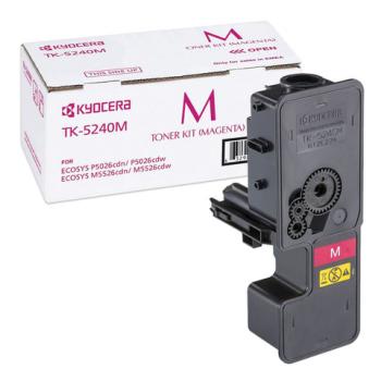 Тонер-картридж KYOCERA (TK-5240M) P5026cdn/w/M5526cdn/w, ресурс 3000 стр., цвет пурпурный, оригинальный, 1T02R7BNL0 - Премиум Сервис