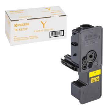 Тонер-картридж KYOCERA (TK-5220Y) ECOSYS P5021cdn/cdw/M5521cdn/cdw, желтый, ресурс 1200 стр., оригинальный, 1T02R9ANL1 - Премиум Сервис