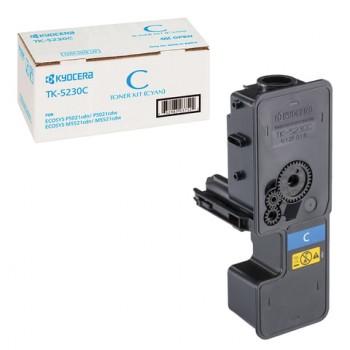 Тонер-картридж KYOCERA (TK-5230C) ECOSYS P5021cdn/cdw/M5521cdn/cdw, голубой, ресурс 2200 стр., оригинальный, 1T02R9CNL0 - Премиум Сервис