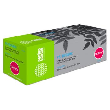 Тонер-картридж CACTUS (CS-TK580C) для KYOCERA FS-C5150DN/P6021CDN, голубой, ресурс 2800 стр. - Премиум Сервис