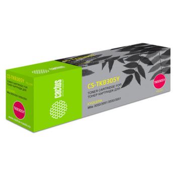 Тонер-картридж CACTUS (CS-TK8305Y) для KYOCERA TASKalfa 3050/3051/3551, желтый, ресурс 15000 стр. - Премиум Сервис