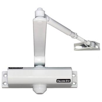Доводчик FALCON EYE FE-B3W на дверь 45-65 кг, белый, 00-00110297 - Премиум Сервис