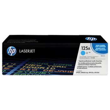 Картридж лазерный HP (CB541A) ColorLJ CP1215/CP1515N и др, №125A, голубой, оригинальный, ресурс 1400 страниц - Премиум Сервис