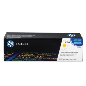 Картридж лазерный HP (CB542A) ColorLJ CP1215/CP1515N и др, №125A, желтый, оригинальный, ресурс 1400 страниц - Премиум Сервис