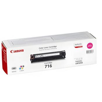 Картридж лазерный CANON (716М) LBP-5050, пурпурный, ресурс 1500 страниц, оригинальный, 1978B002 - Премиум Сервис