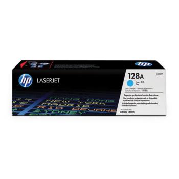 Картридж лазерный HP (CE321A) CLJ CM1415FN/FNW/CP1525N/NW, №128A, голубой, оригинальный, ресурс 1300 страниц - Премиум Сервис