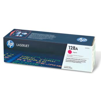 Картридж лазерный HP (CE323A) CLJ CM1415FN/FNW/CP1525N/NW, №128A, пурпурный, оригинальный, ресурс 1300 страниц - Премиум Сервис