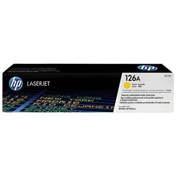 Картридж лазерный HP (CE312A) CLJ CP1025/CP1025NW, №126A, желтый, оригинальный, ресурс 1000 страниц - Премиум Сервис