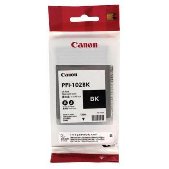 Картридж струйный CANON (PFI-102BK) iPF500/510/F600/605/610/650/655/700/710/720, черный, оригинальный, 130 мл, 0895B001 - Премиум Сервис