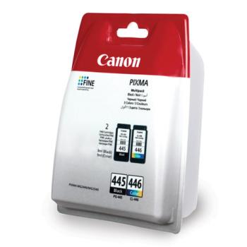 Картридж струйный CANON (PG-445/CL-446) PIXMA MG2440/MG2540, оригинальный КОМПЛЕКТ 2 цвета, 180 страниц, 8283B004 - Премиум Сервис
