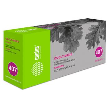 Картридж лазерный CACTUS (CS-CLT-M407S) для SAMSUNG CLP-320/325/N, пурпурный, ресурс 1000 страниц - Премиум Сервис