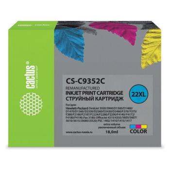 Картридж струйный CACTUS (CS-C9352C) для HP Deskjet 3920/3940/officeJet4315, цветной - Премиум Сервис