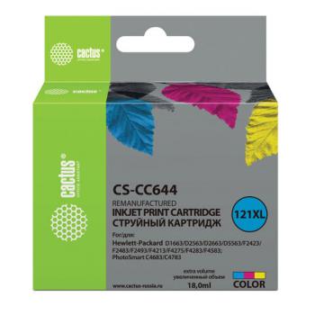 Картридж струйный CACTUS (CS-CC644) для HP DeskJet D2500/2530/F4200, цветной - Премиум Сервис