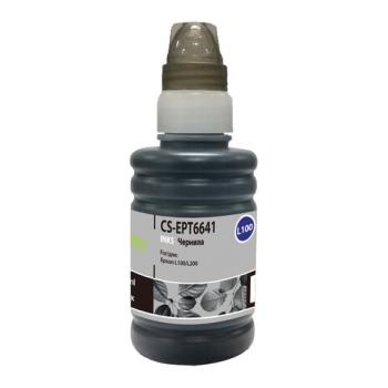 Чернила CACTUS (CS-EPT6641) для СНПЧ EPSON L100/L110/L200/L210/L300, черные, 0,1 л - Премиум Сервис
