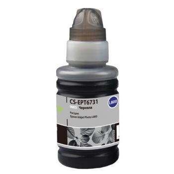 Чернила CACTUS (CS-EPT6731) для СНПЧ EPSON L800/L810/L850/L1800, черные, 0,1 л - Премиум Сервис