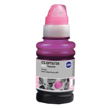 Чернила CACTUS (CS-EPT6736) для СНПЧ EPSON L800/L810/L850/L1800, светло-пурпурные, 0,1 л - Премиум Сервис