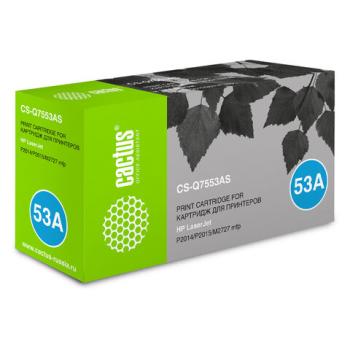 Картридж лазерный CACTUS (CS-Q7553AS) для HP LaserJet 2015/2015n/2014, ресурс 3000 страниц - Премиум Сервис