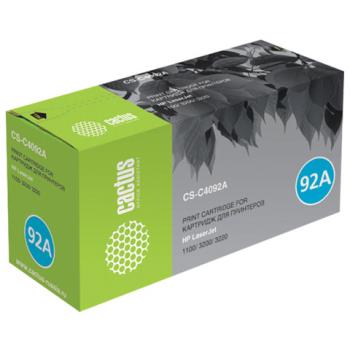 Картридж лазерный CACTUS (CS-C4092A) для HP LaserJet 1100/1100A/3200, ресурс 2500 стр. - Премиум Сервис