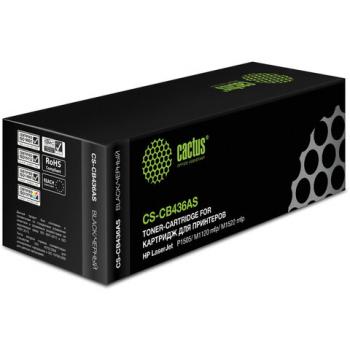 Картридж лазерный CACTUS (CS-CB436AS) для HP LaserJet P1505/M1120/M1522, ресурс 2000 страниц - Премиум Сервис