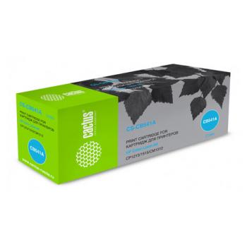 Картридж лазерный CACTUS (CS-CB541A) для HP CLJ CP1215/CP1515N/CM1312, голубой, ресурс 1400 стр. - Премиум Сервис