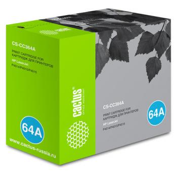 Картридж лазерный CACTUS (CS-CC364A) для HP LaserJet P4014/P4015/P4515, ресурс 10000 стр. - Премиум Сервис