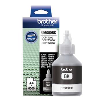 Чернила BROTHER (BT-6000BK) для СНПЧ Brother DCP-T500W\T700W\T300, черные, ресурс 6000 страниц, оригинальные, BT6000BK - Премиум Сервис