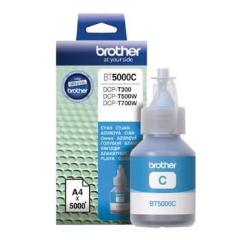 Чернила BROTHER (BT5000C) для СНПЧ Brother DCP-T310/T510W\T710W, голубые, оригинальные, ресурс 5000 страниц - Премиум Сервис
