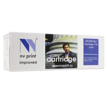 Картридж лазерный NV PRINT (NV-718C) для CANON LBP7200Cdn/MF8330Cdn/8350Cdn, голубой, ресурс 2900 стр., NV-CC531A/718C - Премиум Сервис
