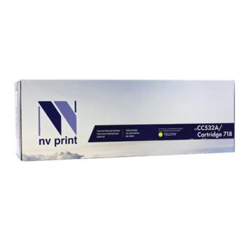 Картридж лазерный NV PRINT (NV-718Y) для CANON LBP7200Cdn/MF8330Cdn/8350Cdn, желтый, ресурс 2900 стр., NV-CC532A/718Y - Премиум Сервис
