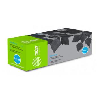 Картридж лазерный CACTUS (CS-CF411A) для HP LaserJet Pro M477fdn/477fdw/M452dn, голубой, ресурс 2300 стр. - Премиум Сервис