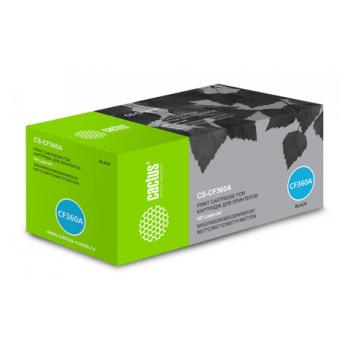 Картридж лазерный CACTUS (CS-CF360A) для HP LaserJet Pro M552dn/M553dn/M553n, черный, ресурс 6000 стр. - Премиум Сервис