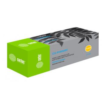 Картридж лазерный CACTUS (CS-PH6000C) для XEROX Phaser 6000/6010N, голубой, ресурс 1000 стр. - Премиум Сервис
