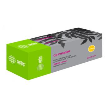 Картридж лазерный CACTUS (CS-PH6000M) для XEROX Phaser 6000/6010N, пурпурный, ресурс 1000 стр. - Премиум Сервис