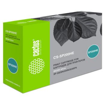Картридж лазерный CACTUS (CS-SP200HE) для RICOH SP 210/SP 212w, ресурс 2600 стр. - Премиум Сервис